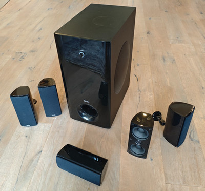 Teufel Consono 35 Boxen Heimkino Surroundsystem 5.1  US 5110/1 Subwoofer  CS 35
