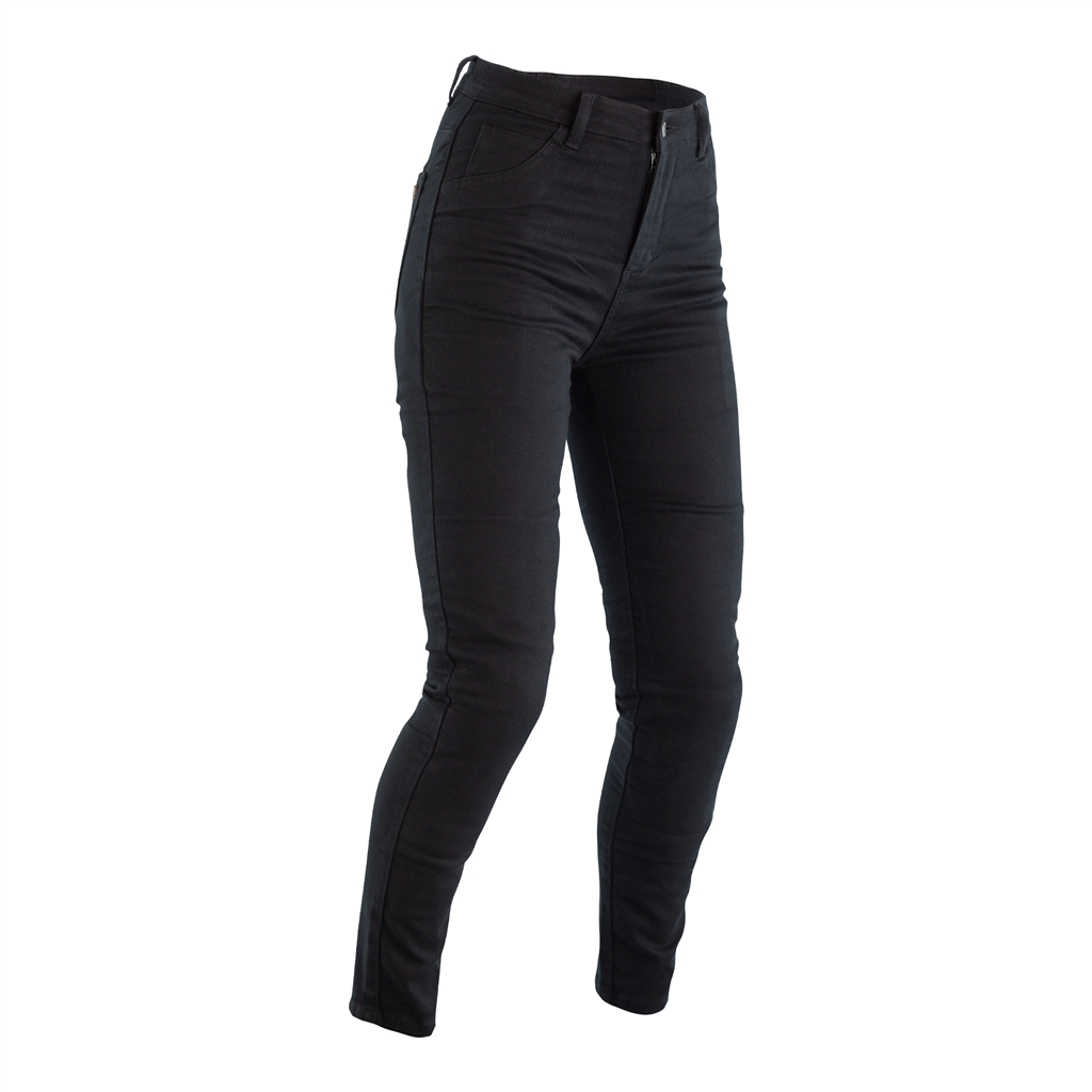 RST Jeggins Ladies Short Leg Reinforced CE Black Urban Touring City Motorcycl...