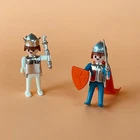 Vintage Playmobil Chrome Armor King & Knight Figures – 1974 Medieval Set of 2