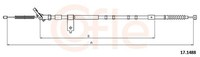 Cofle Handbremsseile Hinten Links Passend FüR Toyota Avensis Verso _M2_