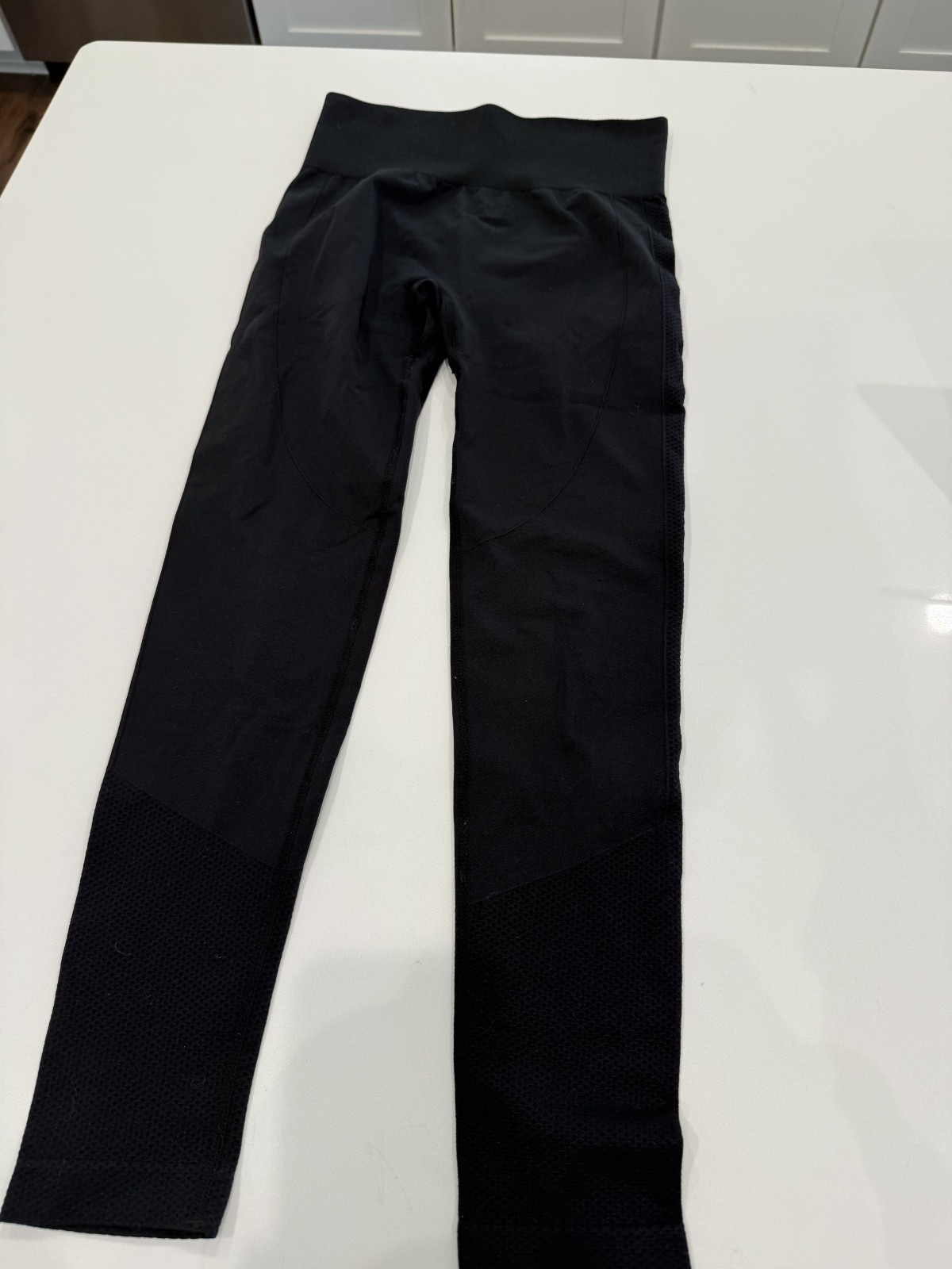 Women's Black Athletic Leggings- Size S