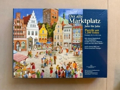 Denkmalschutz Puzzle 1200 Teile Der alte Marktplatz Jahr für Jahr H.-J. Draeger - Bild 1 von 2