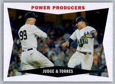 2020 Topps Archives Power Producers (A Judge/G Torres) 1960 Combo Cards #60CC-JT