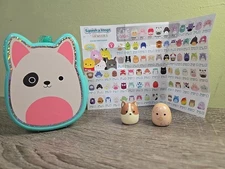 Squishmallow Squish A Longs Clip With 2 Toys New 1”
