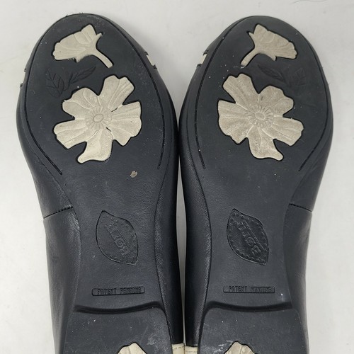 Geboren Devorah Damen-Ballerinas Zehenkappe schwarz Leder B14403 95 $ Größe 9 - Bild 8 von 8