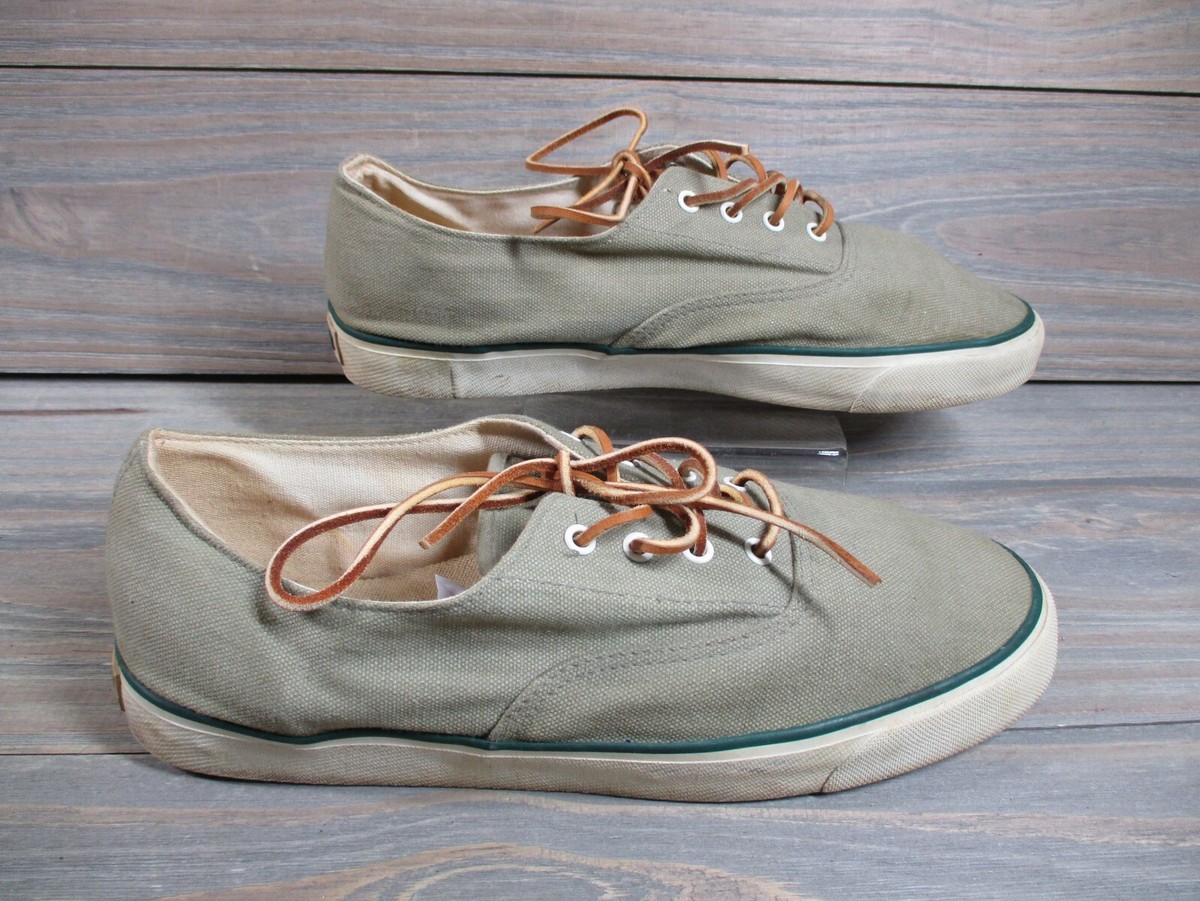 Vintage Cole Haan Shoes Mens 10.5 Canvas Lace Up Leather  display picture 1
