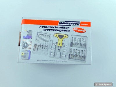 Mannesmann 29301 Feinmechaniker Werkzeugsatz 26-tlg. In  