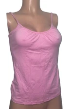 Y2K Pink gathered tank top M Casual Yoga cottagecore casual fairycore beach boho