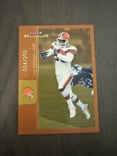 2002 Fleer Maximum To the Max Parallel #175 KEVIN JOHNSON Cleveland Browns /250