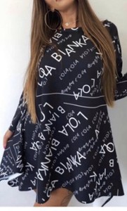 long swing dress with pockets