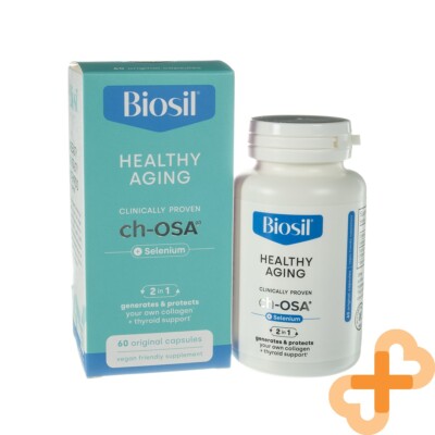 BioSil Gesund Aging + Selenium 60 Kapseln Schützt Kollagen Schilddrüse Stütze