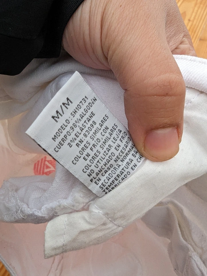 Mujer Ci Sono Blanco Rosa Pantalones Cortos Talla M Foto 4 de 4