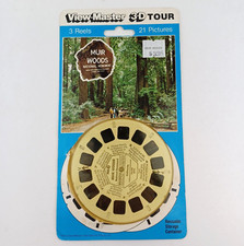 MUIR WOODS 1972 View-Master 3-D Tour 3 Reel Packet NEW SEALED NOS VTG California