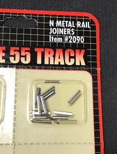 Atlas #2090 N-scale Code 55 Nickel Silver Rail Joiners (24/pack)