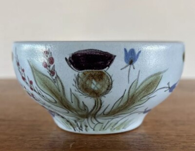 Buchan Portobello Scotland Thistle Ware Pottery 3.5  Bowl Vintage Excellent