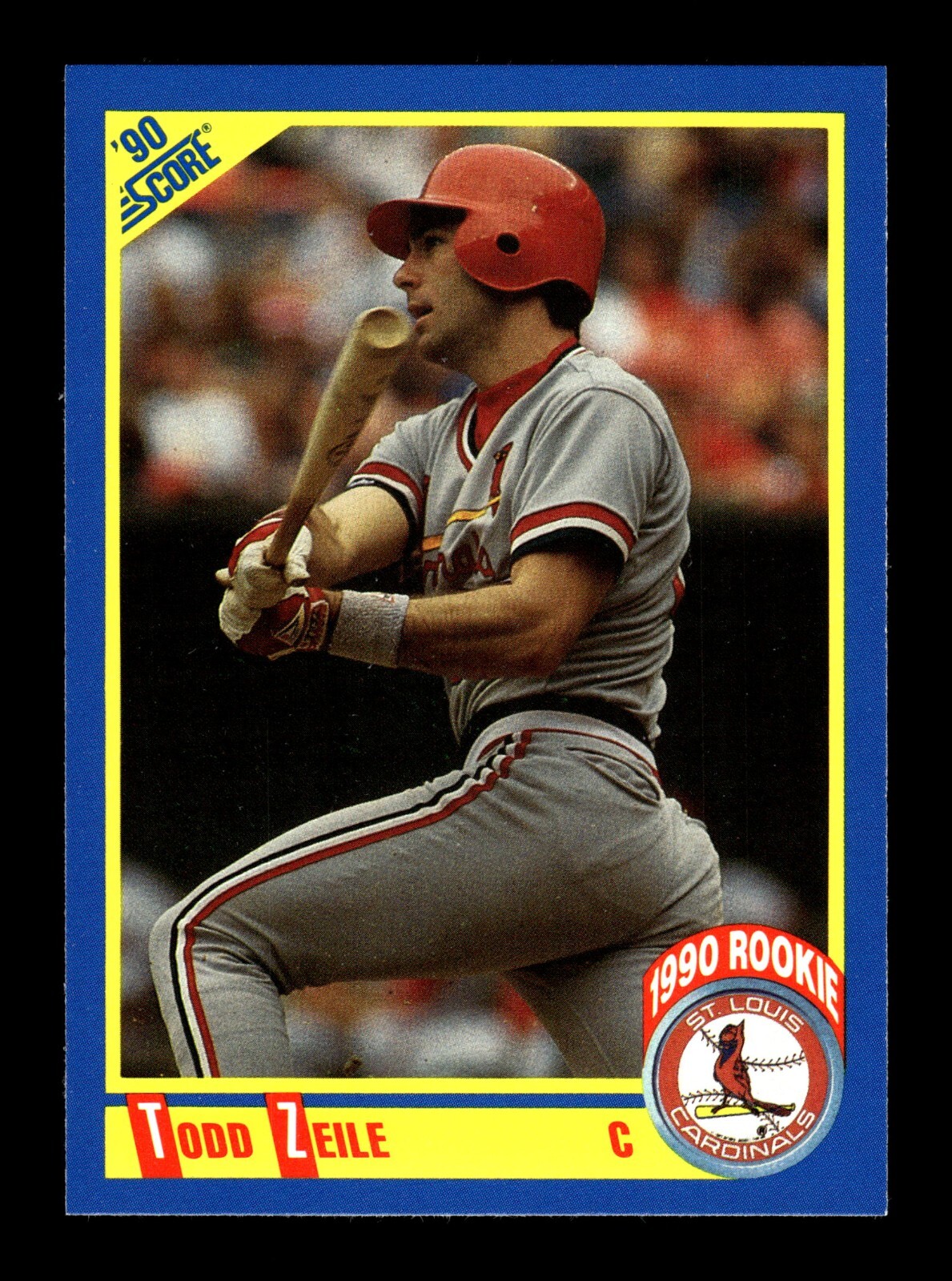TODD ZEILE ⚾ 1990 Score RC Rookie Card St. Louis Cardinals #600 