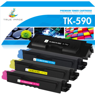 4x TONER für Kyocera TK-590 Ecosy M6026cdn M6526CDN P6026cdn M6026cidn M6526cidn