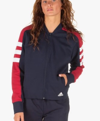 Adidas Performance Sid Jacket Women s Navy/Red Size UK XS (RefR13)