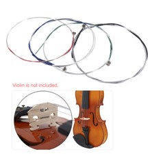Violin Strings Musical Instrument 4pc/Set A /E/D/G Violin Parts Accessories I2L8
