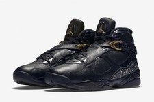 Nike Air Jordan 8 Cigar Confetti Negro Dorado Talla 9.5 832821-004 OVO Champagne C&C