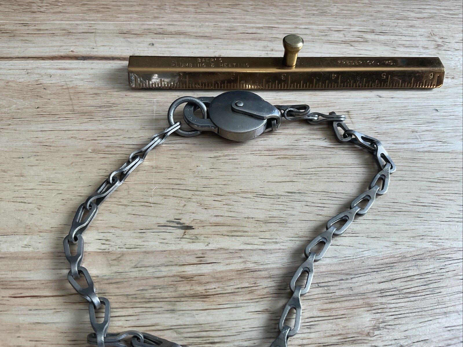 Vintage Ames Sword Co. Spare Tire Lock Sept 19 1882 No Key