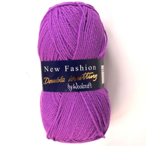 Woolcraft NEW FASHION DK Knitting Yarn / Wool - 100g Double Knit Ball -78 Shades - Picture 66 of 69