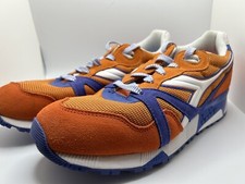 SCARPE DIADORA X PACKER N.9000' DINAMO ZAGABRIA - Arancione - Blu - Bianco - Taglia 10