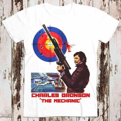 The Mechanic Filmposter Charles Bronson Death Wish Bestseller T-Shirt 8653