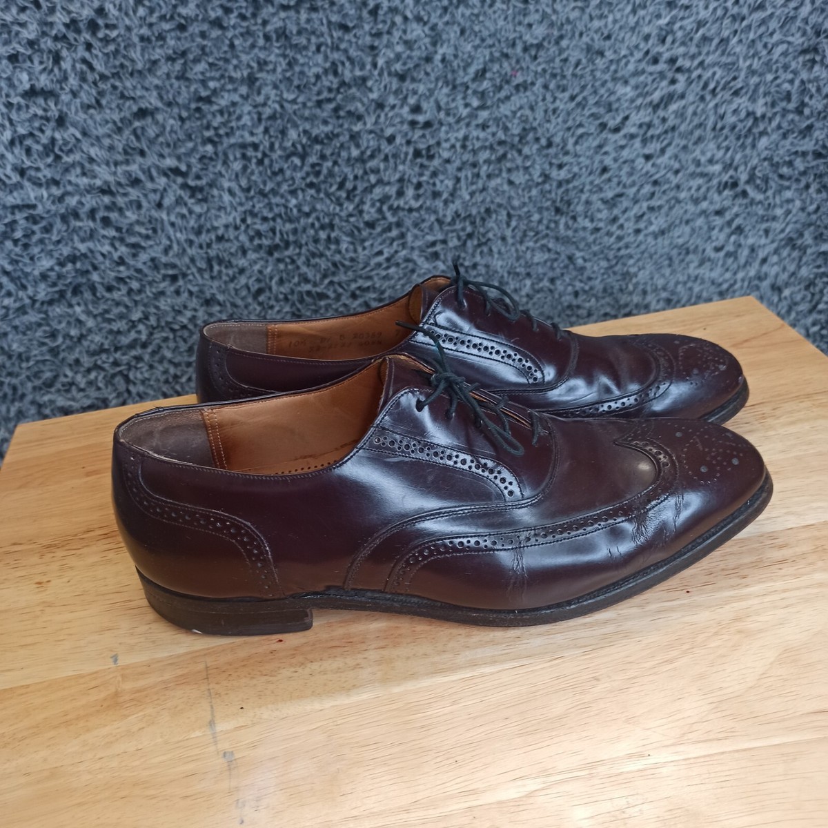 Johnston & Murphy Brown Leather Wingtip Oxford Dress Shoes Men’s Classic Lace Up Amazon.com | Johnston & Murphy Men main image 3