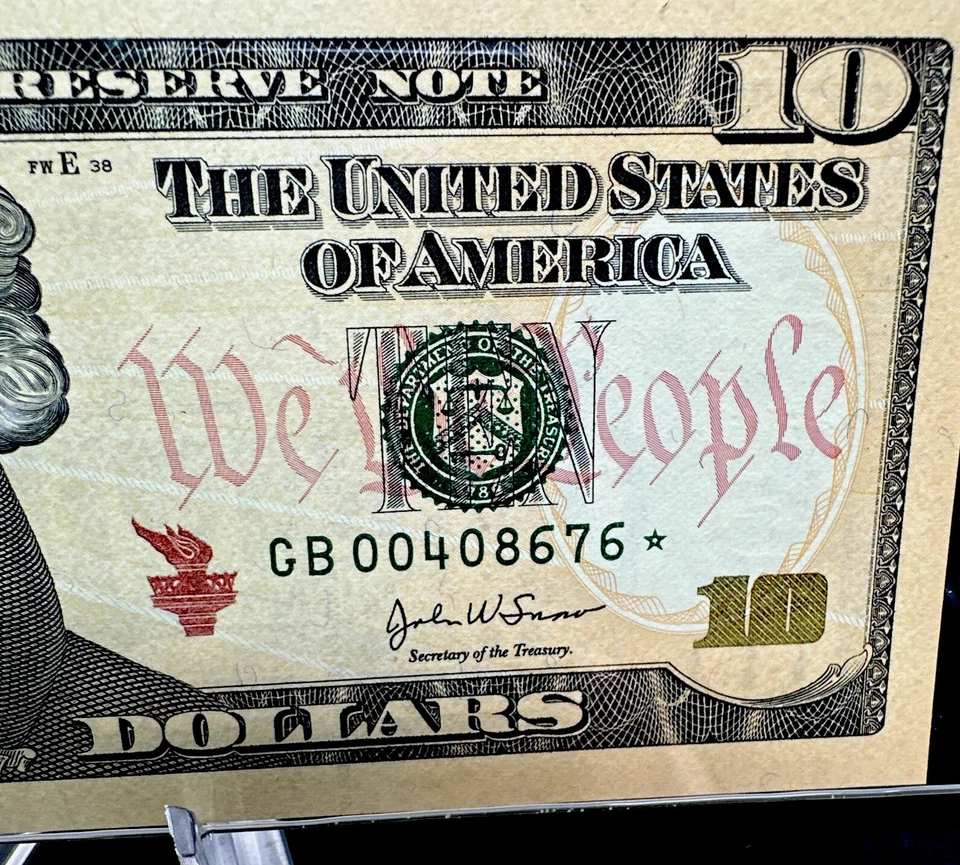 2004 $10 FRN FR2039-B* PCGS GEM NEW 66PPQ, New York * Note S/N GB00408676* - Image 4 of 4