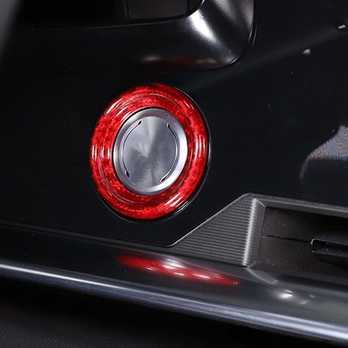 Red Real Carbon Fiber Full Interior Set Decor Cover Trim Kit for Corvette C8 20+ - Picture 166 of 444
