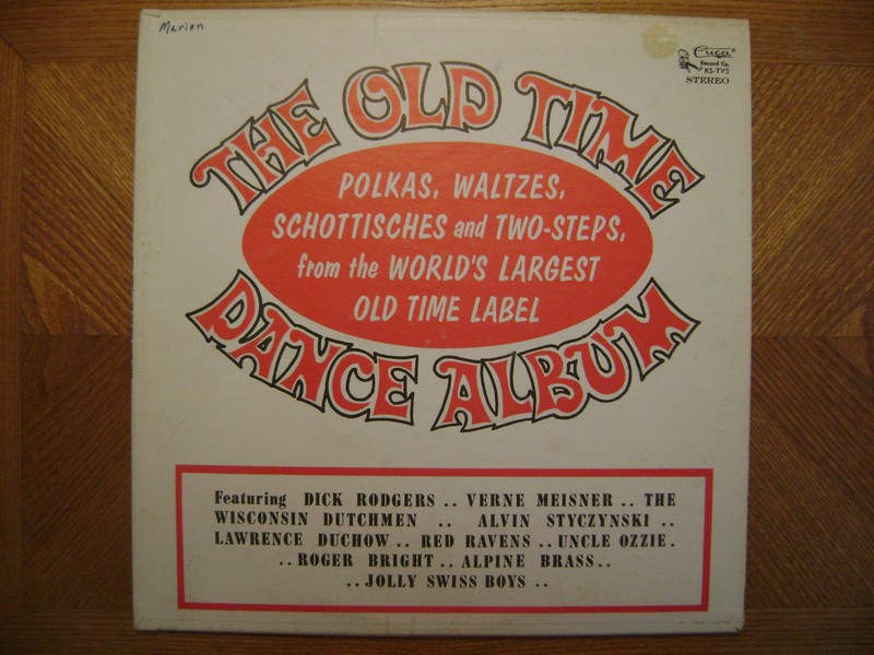 CUCA LP RECORD KSTV5 /OLD TIME DANCE ALBUM/ VARIOUS ARTISTS/ MEISNER, DUCHOW/ VG