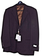VALENTINO UOMO VTG Brown Wool 3 Button Men's Sport Coat Jacket Blazer Size:54