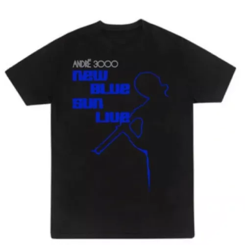 Andre 3000 New Blue Sun Live T Shirt Outkast Tee S-3XL New 2023