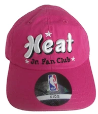 Miami Heat Hat Girls Kids Infant Aprox 1 -2 NBA Basketball Pink Jr Fan Club Cap
