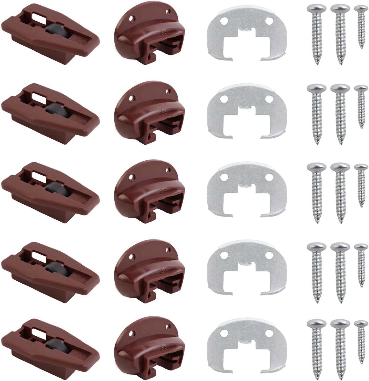 Improved 168 Track Guides for Kenlin Rite-Trak II Drawer Slides - 5 Sets-image