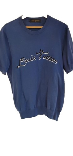 LOUIS VUITTON Knit & Sweater (Thick) S Cotton BLK HBN45W Used | eBay