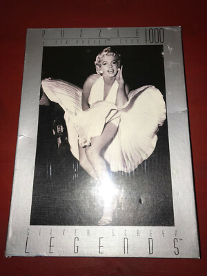 Marilyn Monroe Silver Screen Legends 1000 Piece Puzzle NIB! | eBay