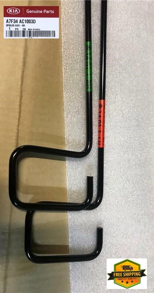 A7F34-AC1003D New Rear Spoiler Silver for 2014-2016 KIA Forte Koup EX, SX Foto 4 de 4