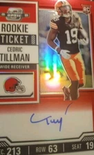 Autograph Cedric Tillman Rookie Auto /175