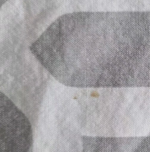 SÁBANA CUNA NIÑOS GRANERO CERÁMICA 100% ALGODÓN ORGÁNICO 25x53 PULGADAS GRIS BLANCO GEOMÉTRICA Foto 4 de 4