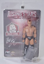 Brian Cage Signed Rising Stars of Wrestling Action Figure BAS COA AAA Autograph