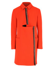Kenzo Women's Viscose Trim Coat Size
