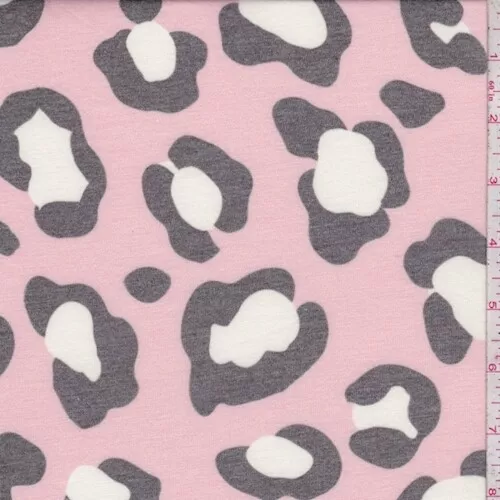 Leopard jersey hotsell knit fabric