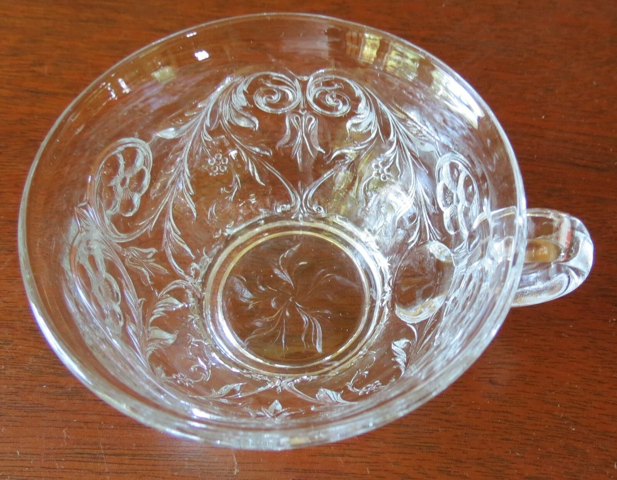 McKee Rock Crystal Clear Cup & Saucer Set(s) | eBay