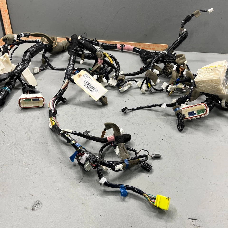 INFINITI Q50 2016-2019 TABLERO TABLERO PANEL DE INSTRUMENTOS CABLEADO ARNÉS OEM Foto 3 de 4