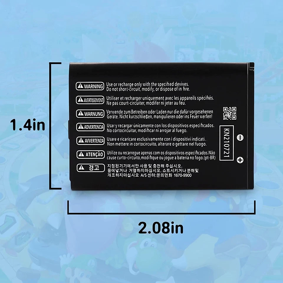 NUEVA Batería Recargable de Repuesto para Nintendo 3DS 2DS CTR-003 001 2000mAh Foto 4 de 4