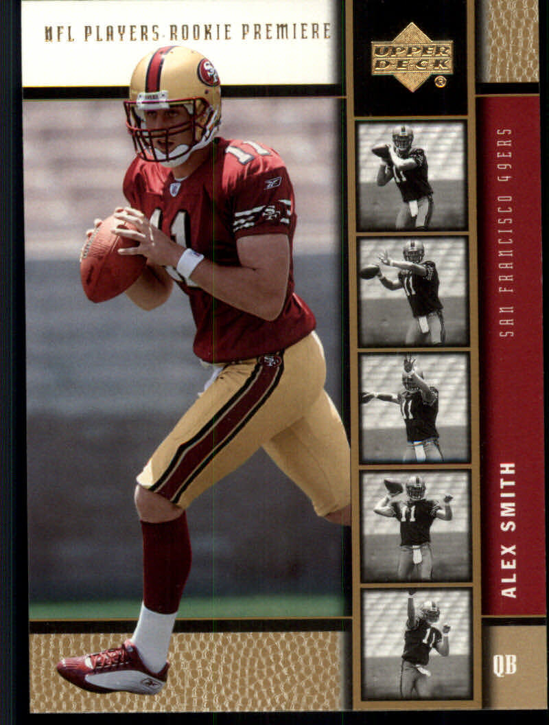 2005 Rookie Premiere (Upper Deck) Box Set Football "Gold" Parallel Cards