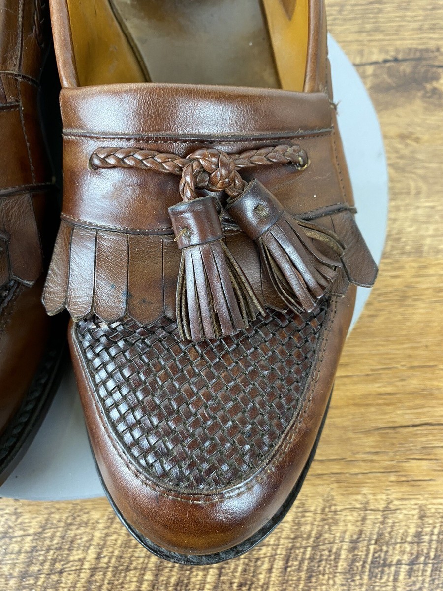 Allen Edmonds Cody 1849 Chili/Weave Leather Tassel Loafers Mens Sz 9 D 02857 Allen edmonds cody chili - Gem main image 3