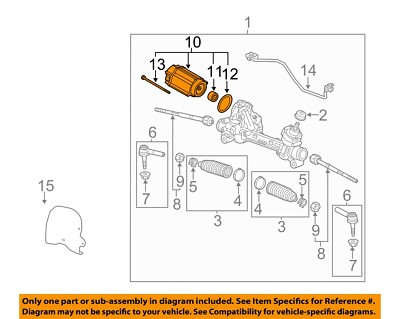 GM OEM Steering Gear-Electric Power Steering Motor 19117588 | eBay